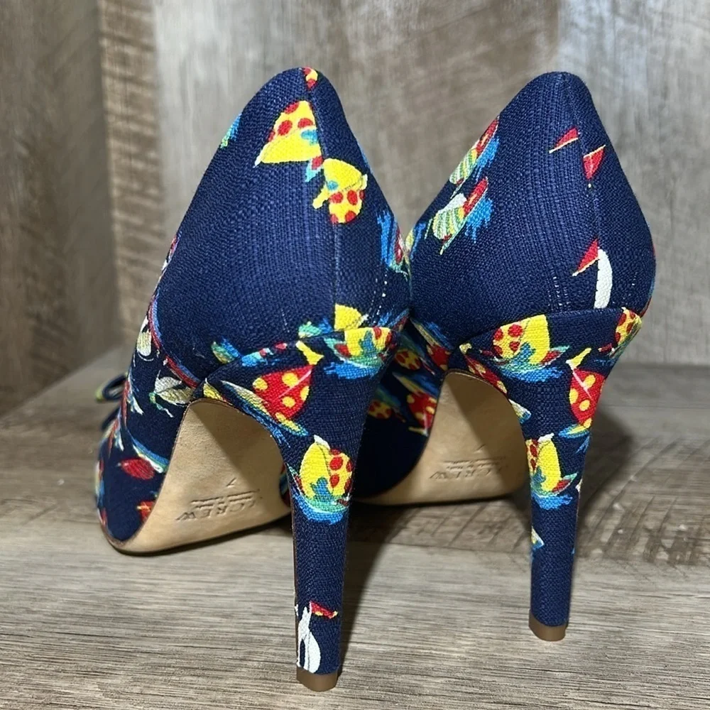 J.Crew Collection Ratti Regatta Bow Sailboat Heels
